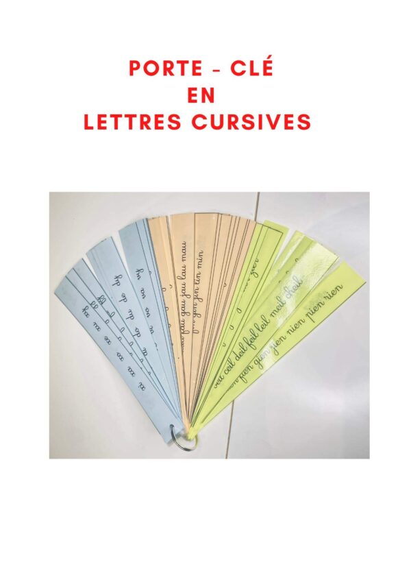 Porte-Clé Des Cursives