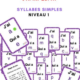 Jeu J'ai... Qui A ? Scriptes 1