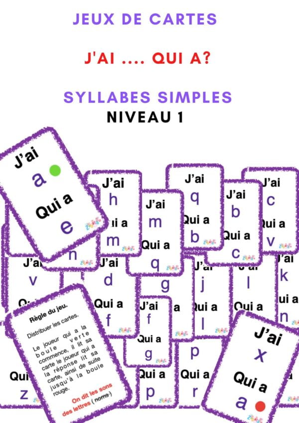 Jeu J'ai... Qui A ? Scriptes 1