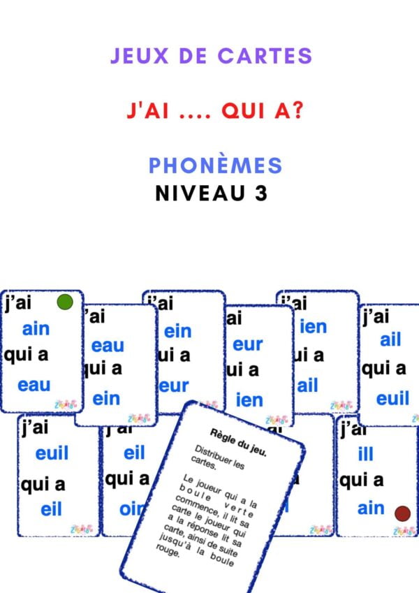 Jeu J'ai... Qui A ? Scriptes 3