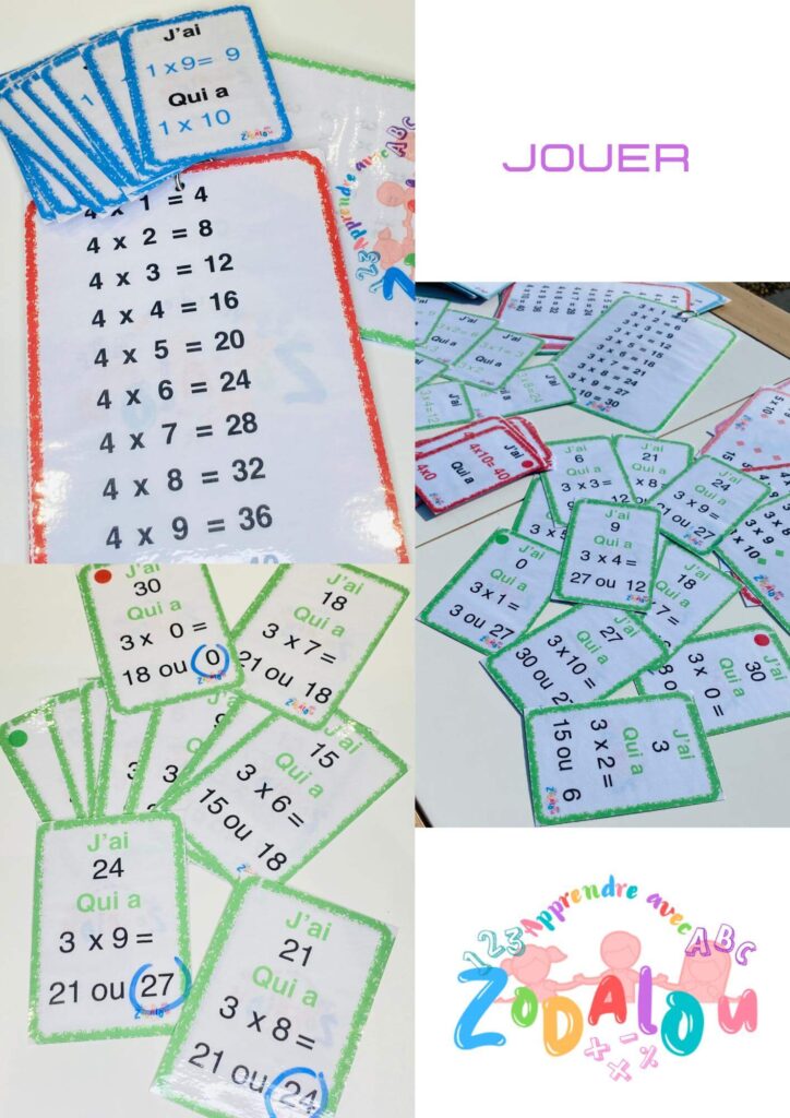 Mes Tables De Multiplications zodalou