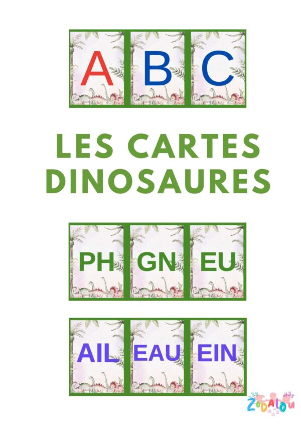 Cartes Dinosaures