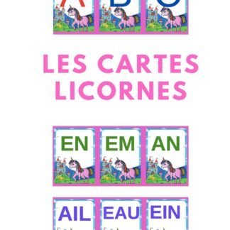 Cartes Licornes