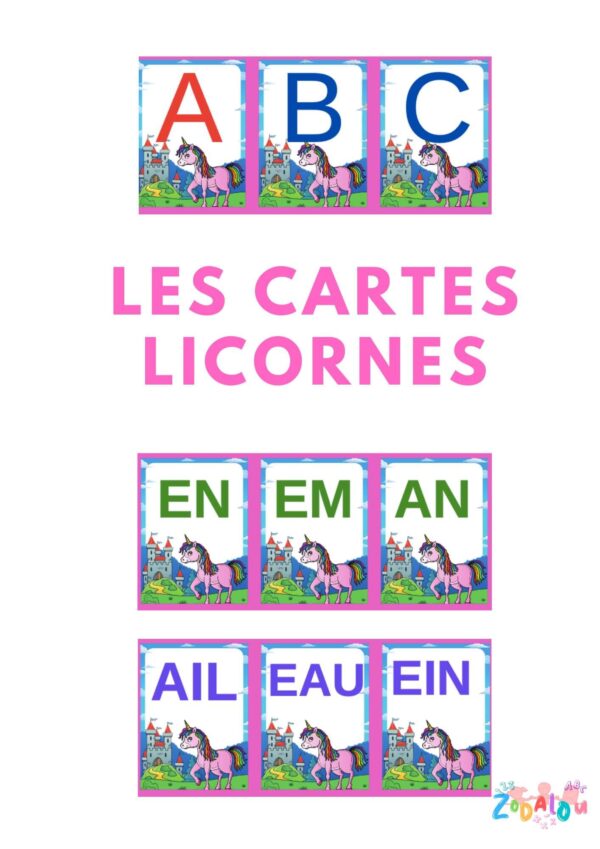 Cartes Licornes