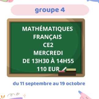Cours Groupe 4 CE2