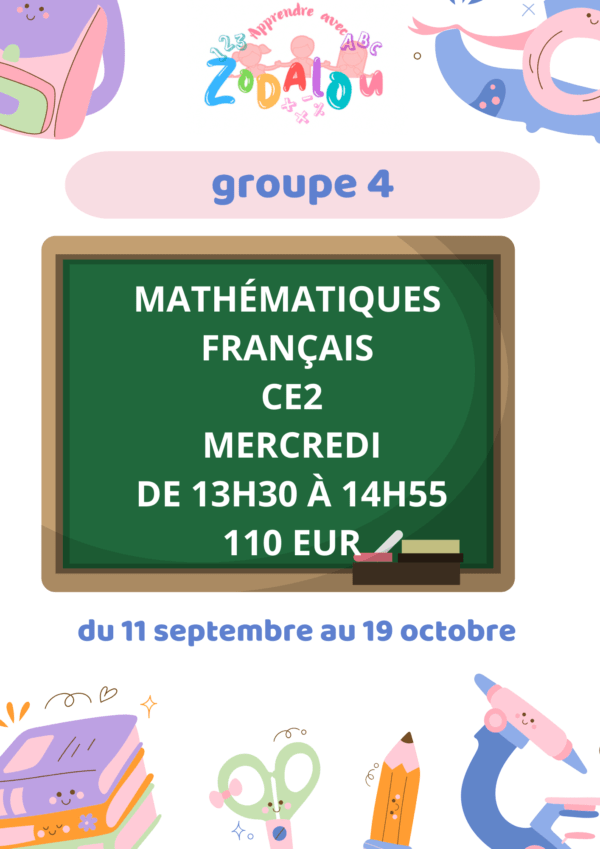 Cours Groupe 4 CE2