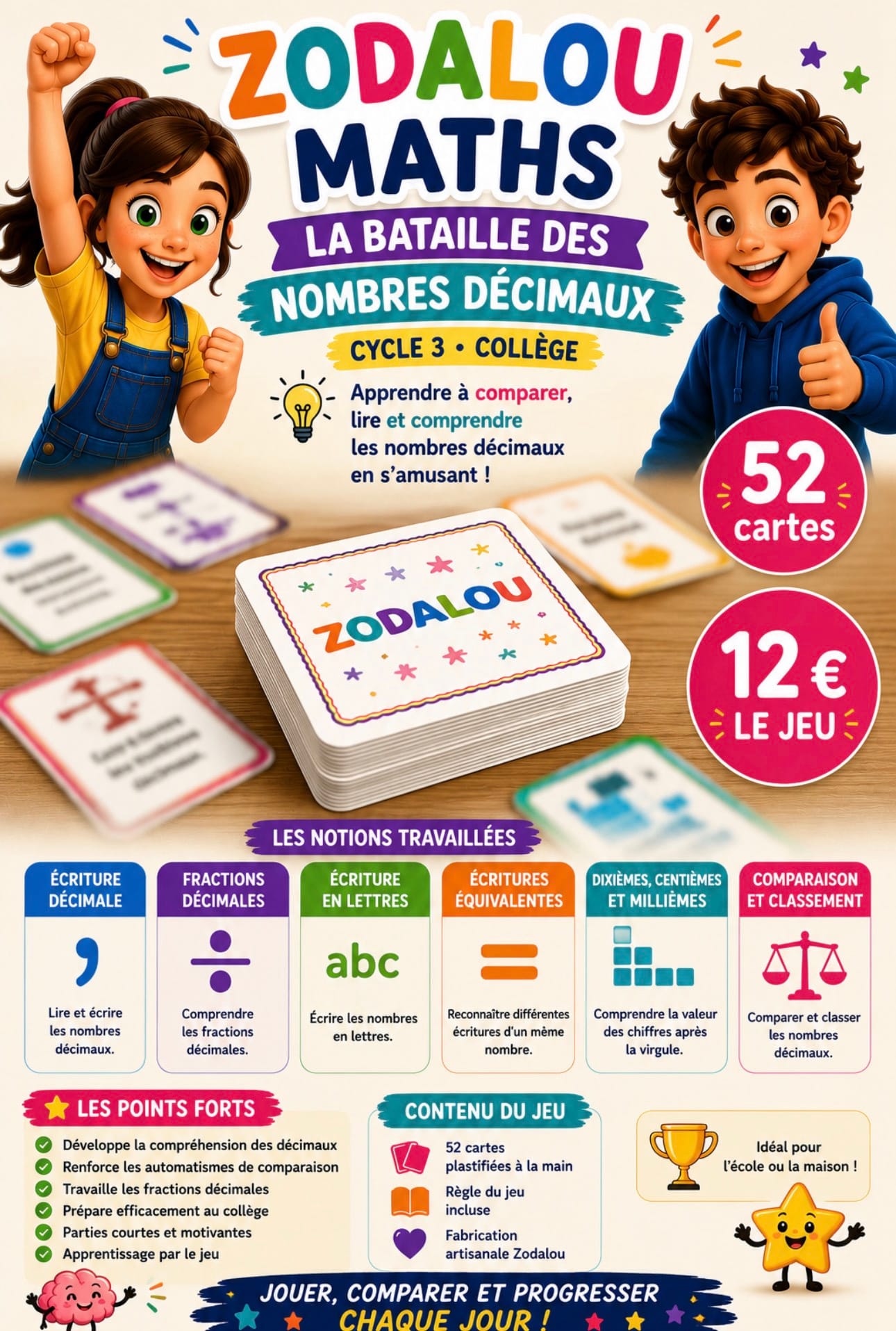 La bataille des nombres décimaux
