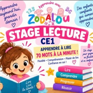 Stage Lecture CE1 – Fluidité