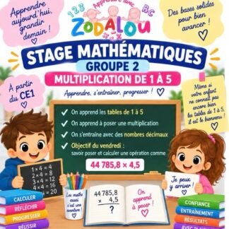 Groupe 2 – Multiplication de 1 à 5